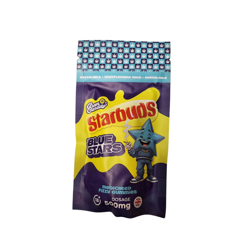 Starbuds by Green Candies - Blue Stars 500MG