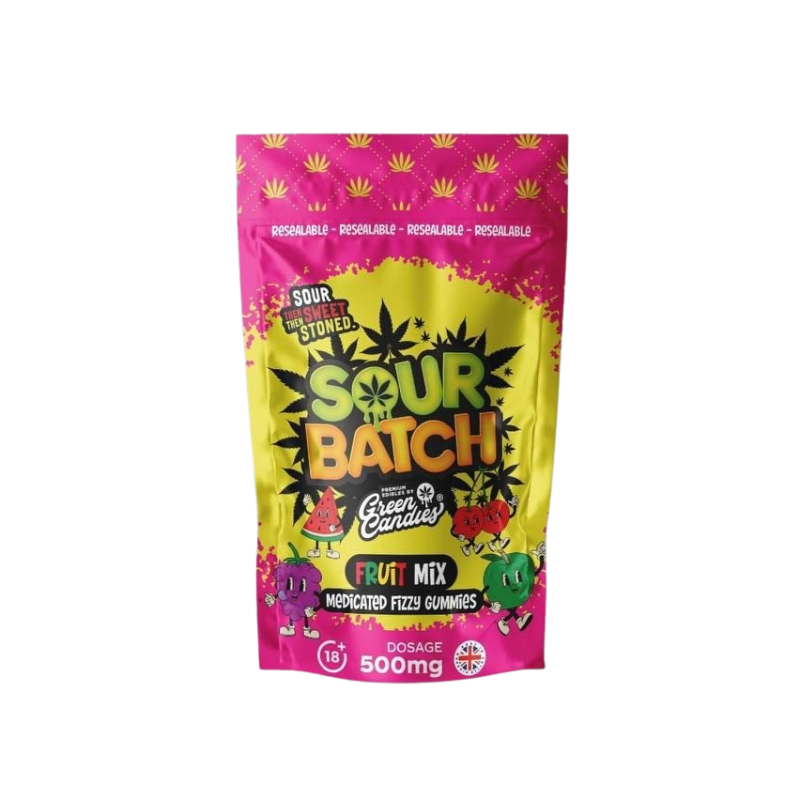 Sour Batch by Green Candies - Fruit Mix 500MG